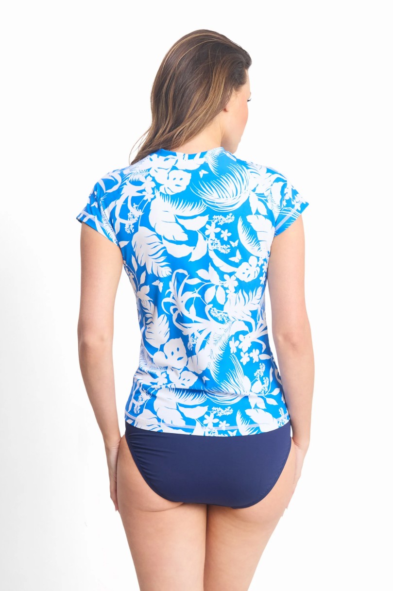 Sunseeker Short Sleeve Mastectomy Rashie - Neverland