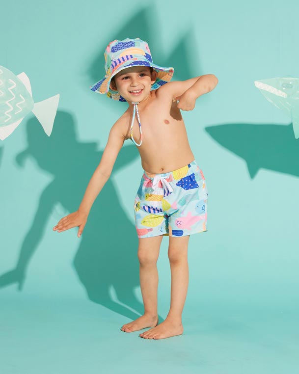 Halcyon Nights Kids Boardshorts - Rainbow Reef