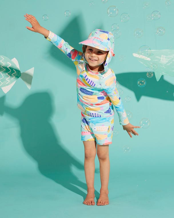 Halcyon Nights Swim Hat - Rainbow Reef