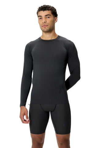 Speedo Mens Long Sleeve Rashguard - Anthracite