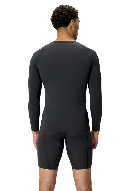 Speedo Mens Long Sleeve Rashguard - Anthracite