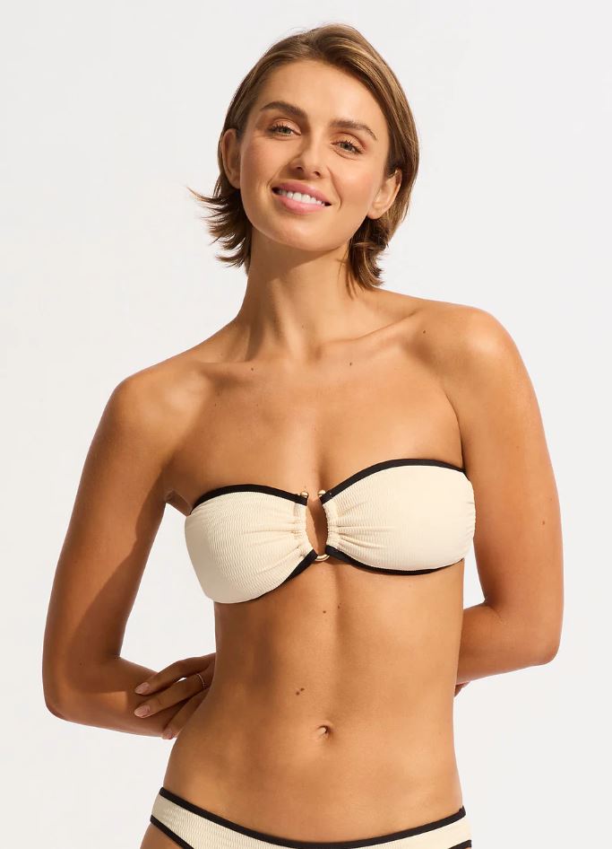 Seafolly Ring Front Bandeau - Beach Bound