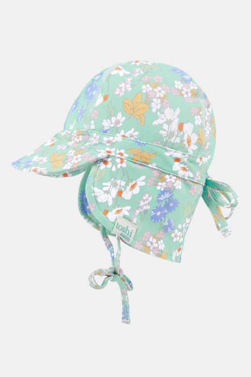 Toshi Swim Baby Flap Cap Classic - Sea Blossom