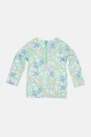 Toshi Swim Baby Rashie Long Sleeve Classic - Sea Blossom