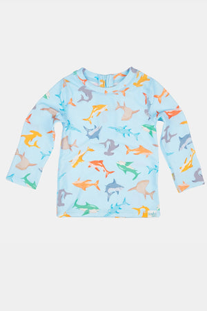 Toshi Swim Baby Rashie Long Sleeve Classic - Sharky