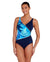 Zoggs Womens Wrap Front One Piece - Spatial