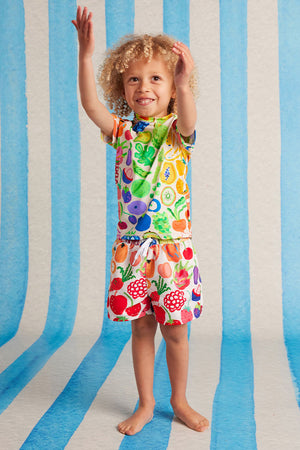 Halcyon Nights Kids Boardshorts - Eat The Rainbow
