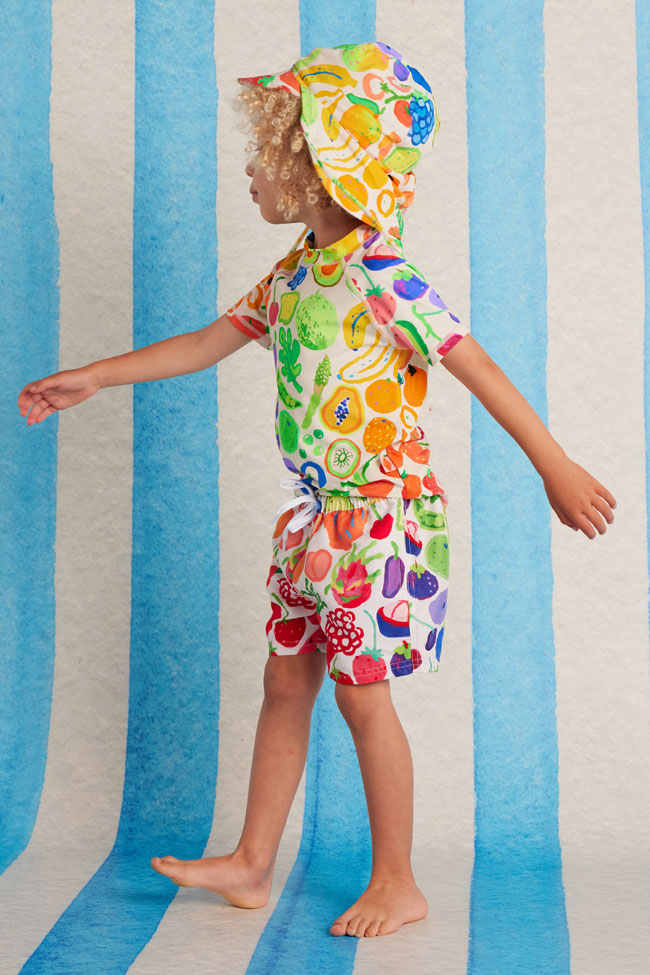 Halcyon Nights Kids Boardshorts - Eat The Rainbow