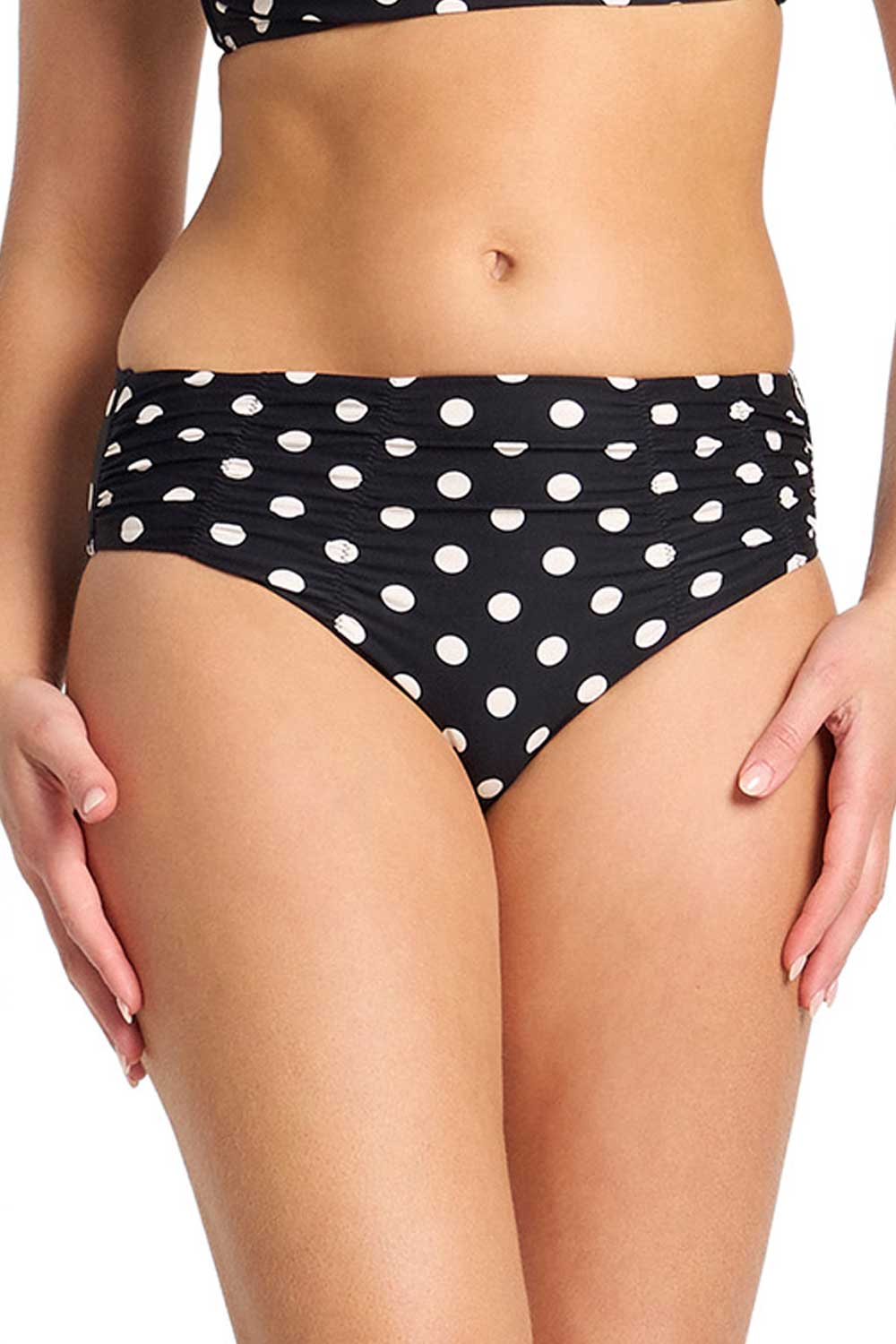 Sunseeker Ruched Mid Rise Pant - Seoul