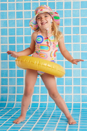 Halcyon Nights Kids Elastic Strap Bather - Fancy Fins