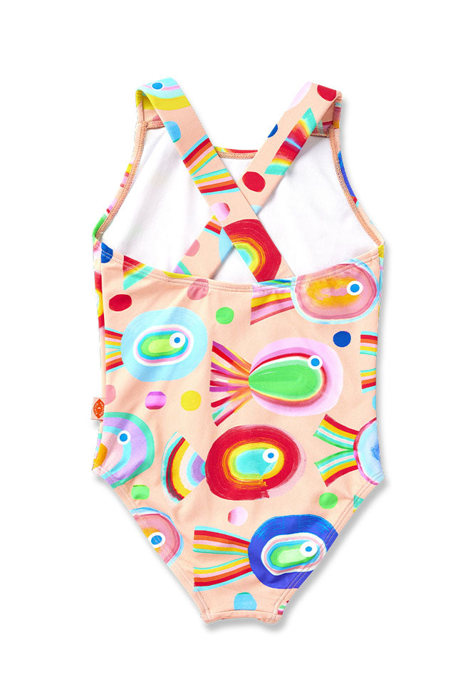 Halcyon Nights Kids Elastic Strap Bather - Fancy Fins