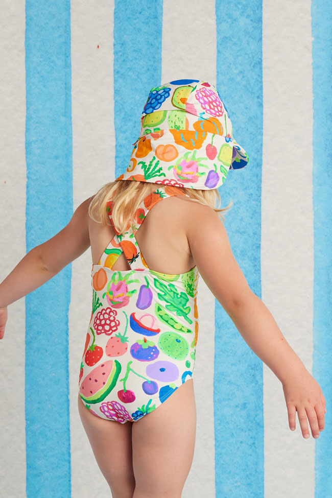 Halcyon Nights Kids Swim Hat - Eat The Rainbow