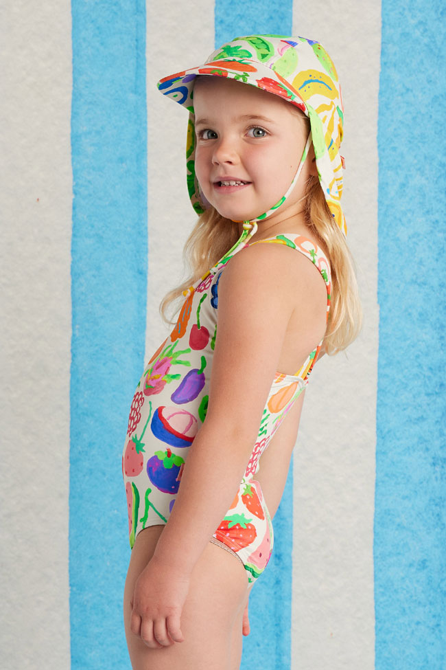 Halcyon Nights Kids Swim Hat - Eat The Rainbow