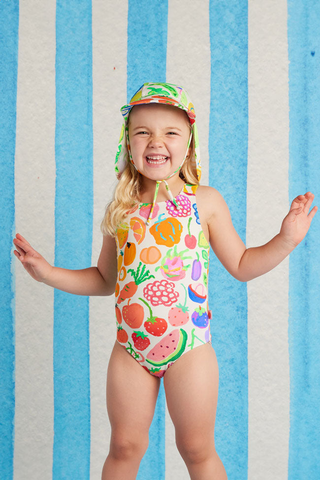 Halcyon Nights Kids Swim Hat - Eat The Rainbow