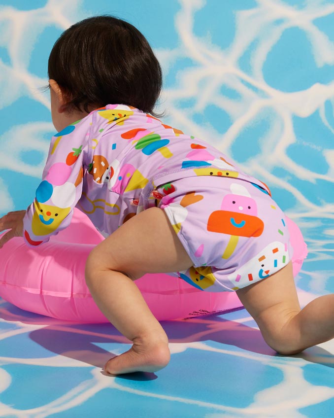 Halcyon Nights Nappy Swim Cover - Sundae Fun Day