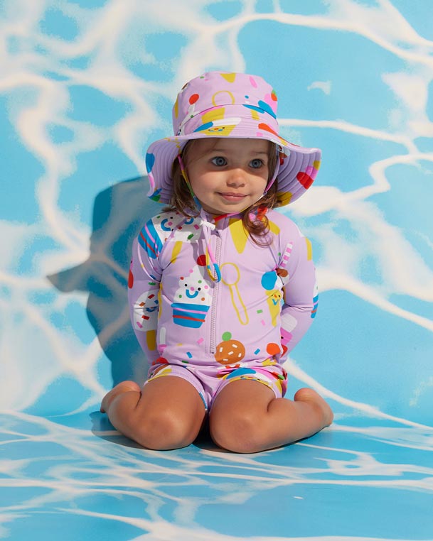 Halcyon Nights Swim Bucket Hat - Sundae Fun Day