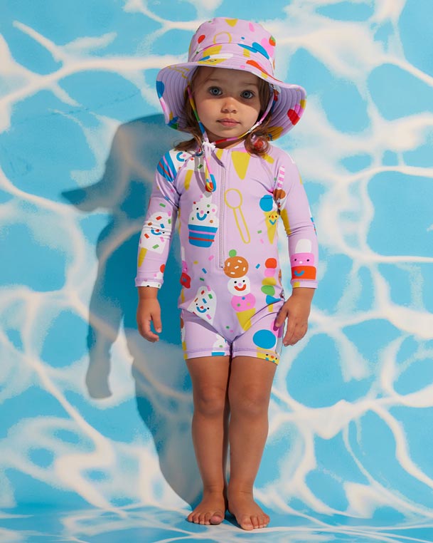 Halcyon Nights Swim Bucket Hat - Sundae Fun Day