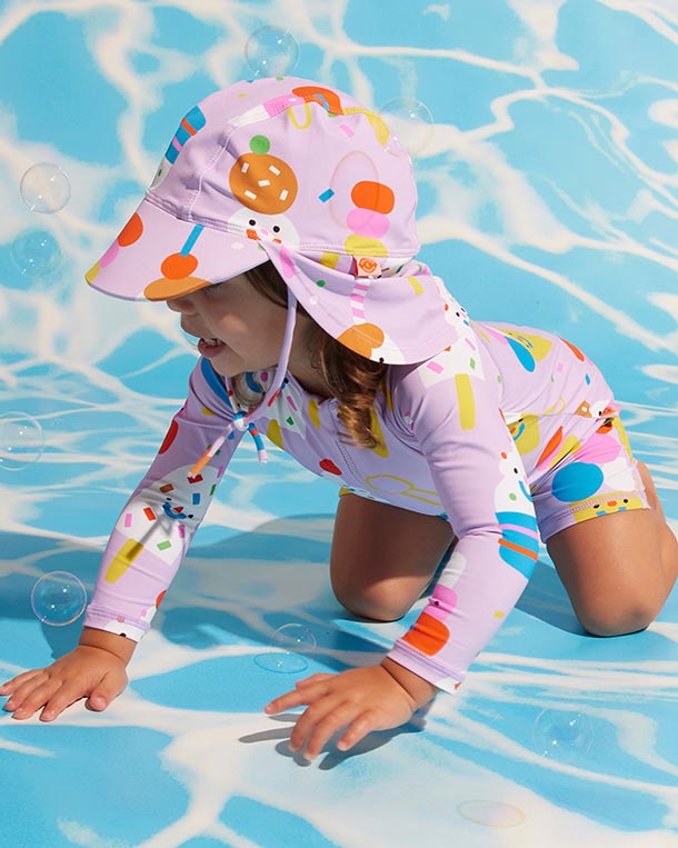 Halcyon Nights Long Sleeve Super Suit - Sundae Fun Day