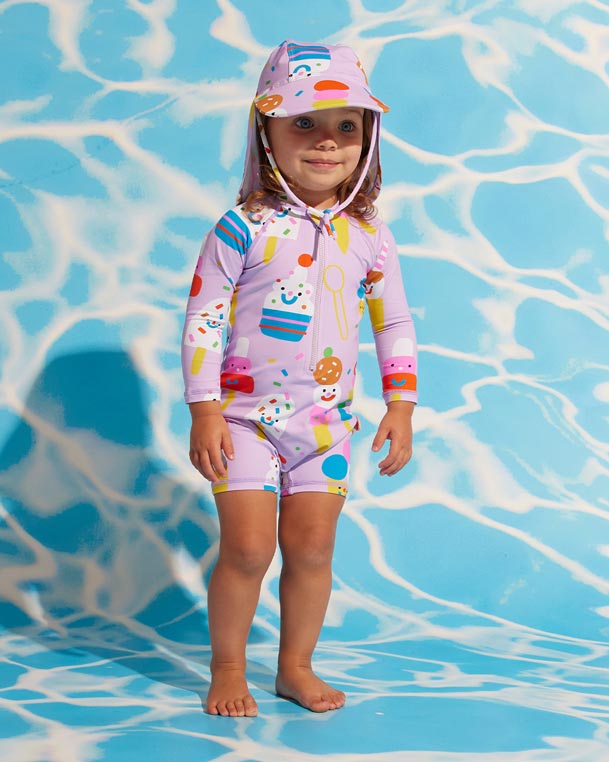 Halcyon Nights Long Sleeve Super Suit - Sundae Fun Day