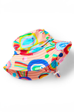 Halcyon Nights Kids Swim Bucket Hat - Fancy Fins