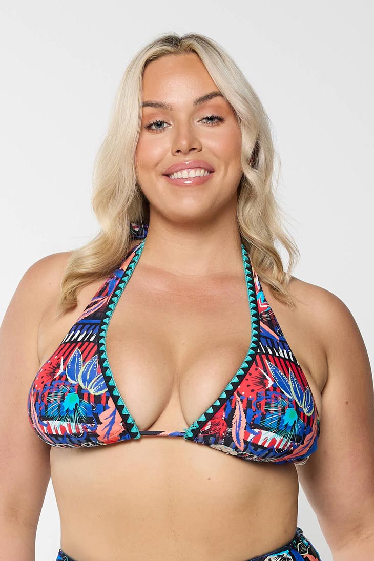 Capriosca Triangle Bikini Top - Barbados