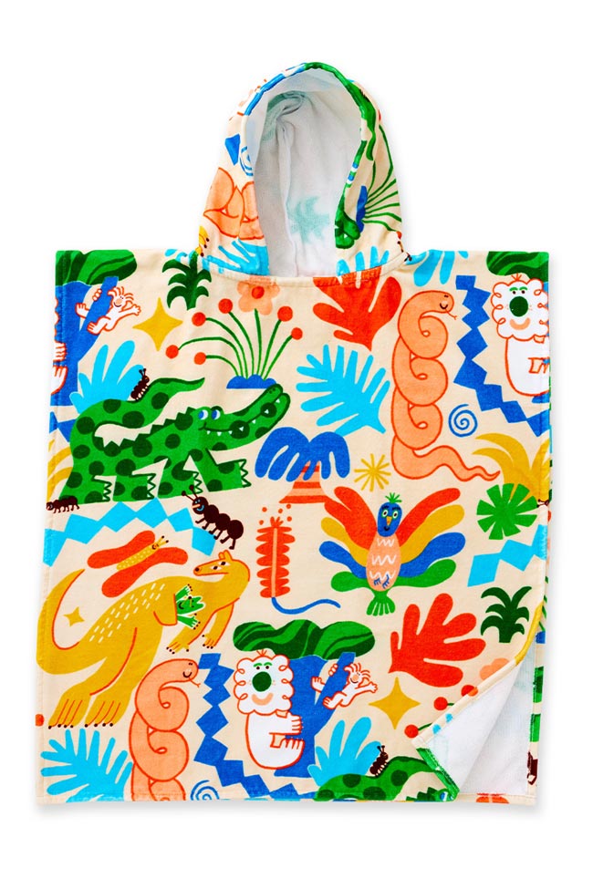 Halcyon Nights Kids Hooded Towel - Tropicool