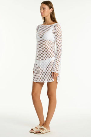 Sea Level Mesh Cover Up - Castaway