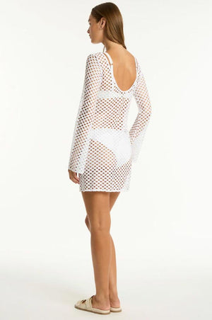 Sea Level Mesh Cover Up - Castaway