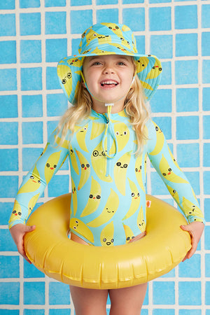 Halcyon Nights Kids Swim Bucket Hat - Peel Party