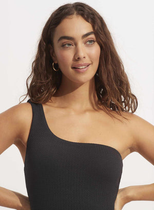 Seafolly One Shoulder One Piece - Sea Dive