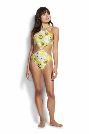 Seafolly High Neck One Piece - Summer Of Love