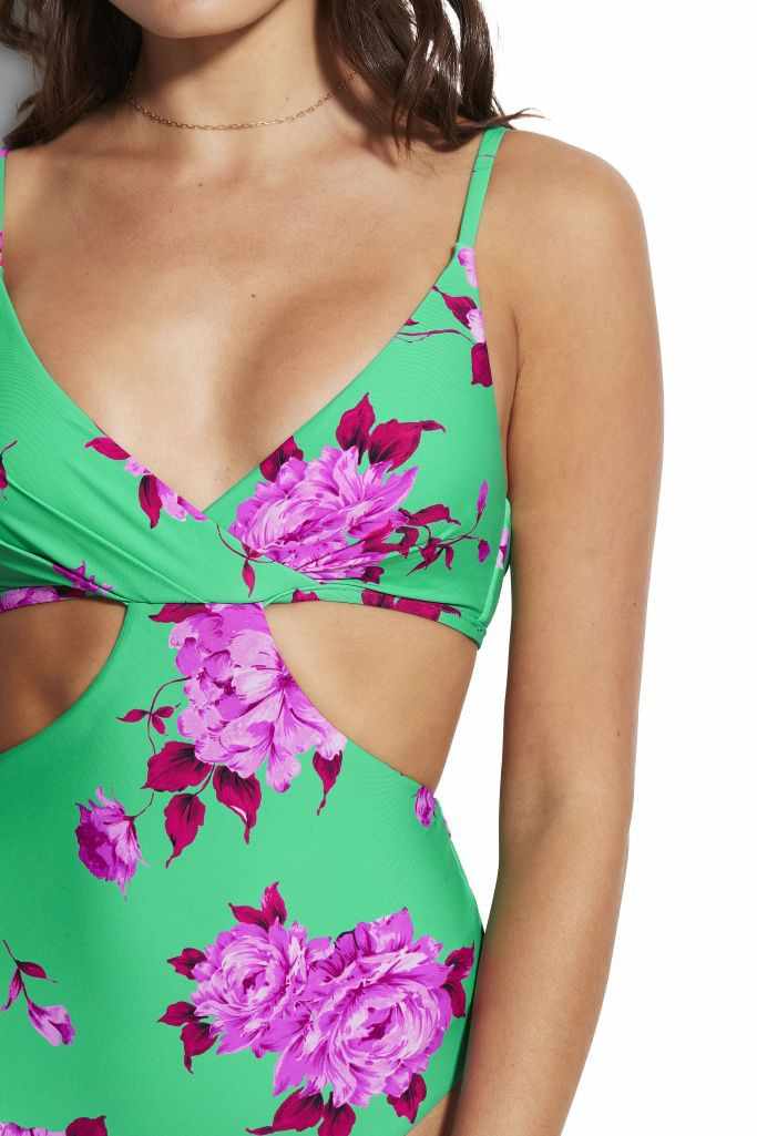 Seafolly Wrap Front One Piece - Full Bloom