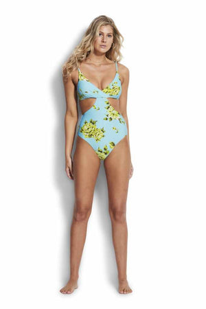 Seafolly Wrap Front One Piece - Full Bloom