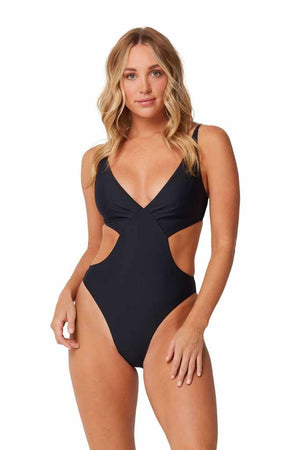 Monte & Lou Cut Out Plunge One Piece - Separates