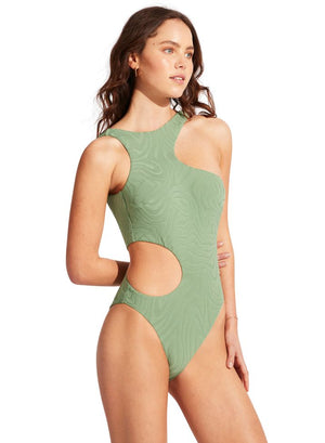 Seafolly Cut-Out One Piece - Second Wave