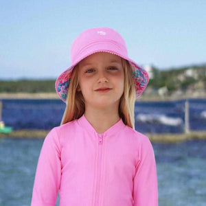 Salty Ink Little Girls Long Sleeve Sunvest - Miss Salty