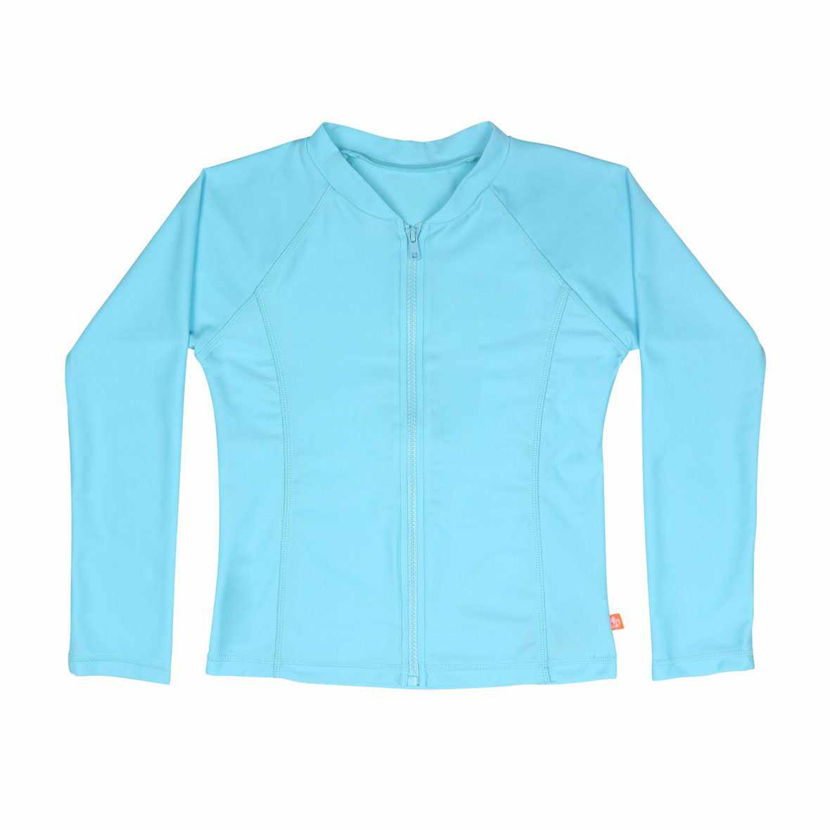 Salty Ink Girls Long Sleeve Sunvest - Ice Blue