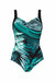 Sumarin E Cup One Piece - Turquoise Print