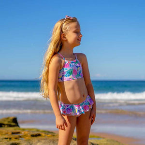 Salty Ink Little Girls Bikini - Miss Hawaii
