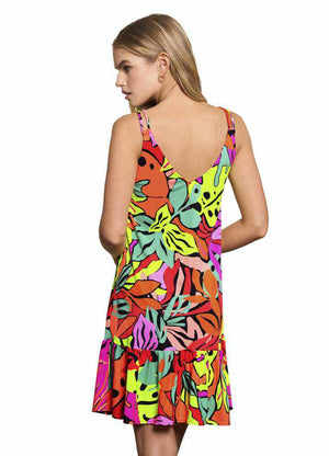 Maaji Mermaizing Viscose Woven Short Dress - Rainforest