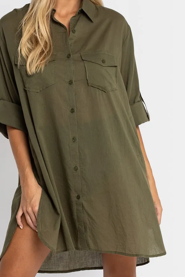 Sunseeker Button Through Shirt