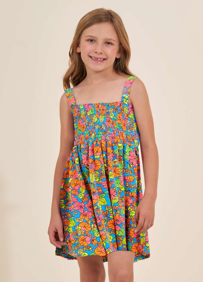 Maaji Girls Bouquet Short Dress - Poppy