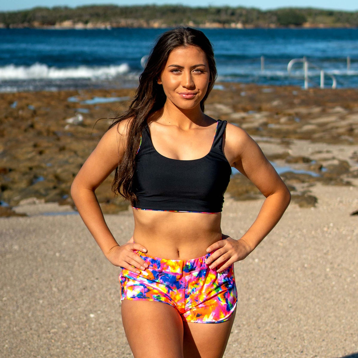 Salty Ink Ladies Boardie - Ibiza Sunset