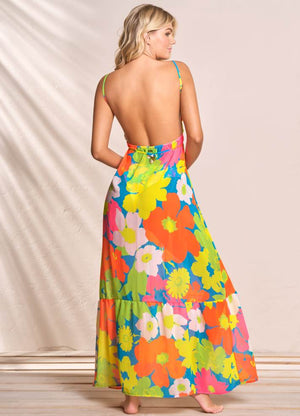 Maaji Lorelai Long Dress - 90s Floral