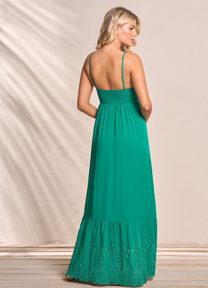 Maaji Isadora Long Dress Emerald