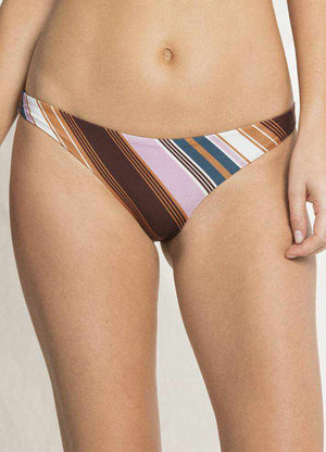 Maaji Flirt Thin Side Reversible Bikini Bottom - Bayadere Stripes