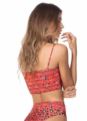 Maaji Reversible 4 Way Bralette Top - Happier Cyprus