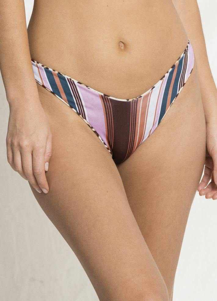 Maaji Splendour High Leg Reversible Bikini Bottom - Cheetah