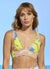 Maaji Paradise Long Line Triangle Bikini Top - Habana