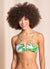 Maaji Ursule Reversible U Wire Bandeau Bikini Top - Greenleaf